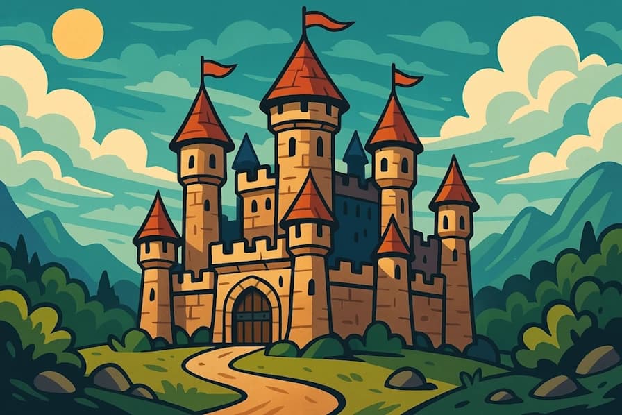 Generate majestic names for castles, fortresses, and grand medieval strongholds.