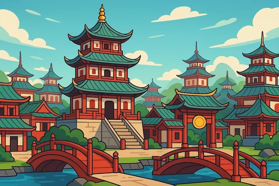 Generate Chinese city names reflecting ancient dynastic history and modern urban development across China.