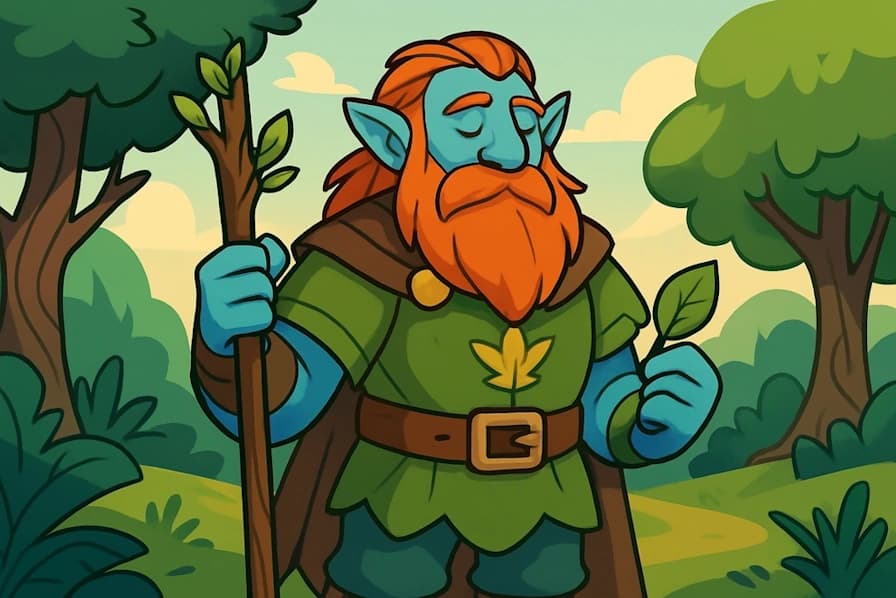 Generate names for gentle giant-kin who are guardians of the natural world.