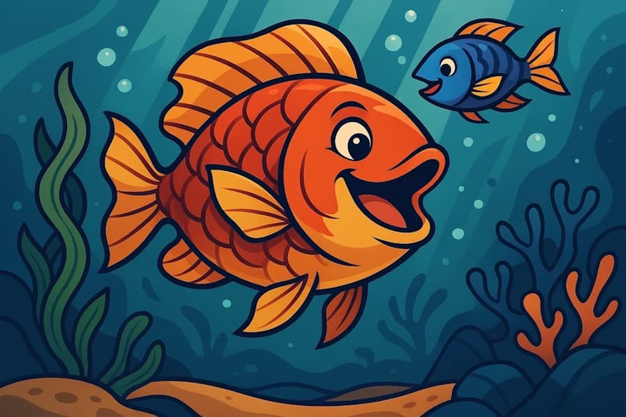Generate names for aquatic creatures that swim in oceans, rivers, and lakes.