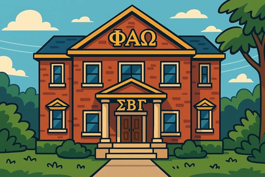 Generate authentic fraternity and sorority names for Greek life organizations, college societies, and academic brotherhoods.