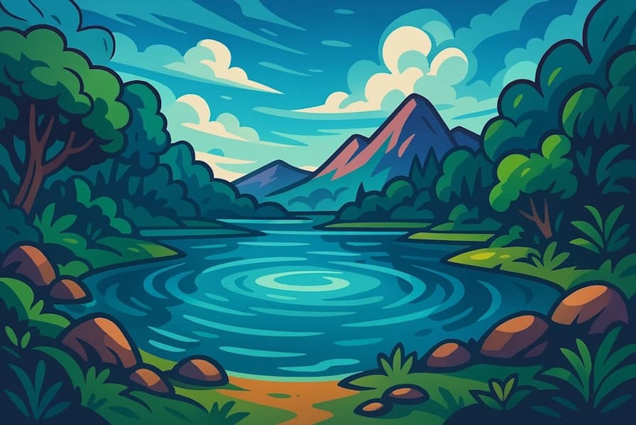 Generate enchanting fantasy lake names for mystical waters, sacred pools, and magical aquatic locations.