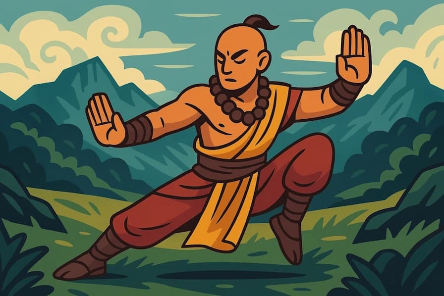 Generate names for disciplined martial artists who focus spiritual energy through physical training.