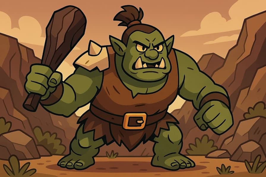 Generate names for large, brutish humanoids known for their appetite and aggression.