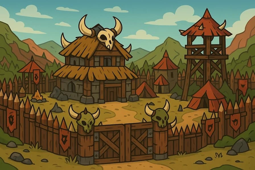 Generate fierce orcish city names for strongholds, warrior settlements, and brutal tribal fortresses.