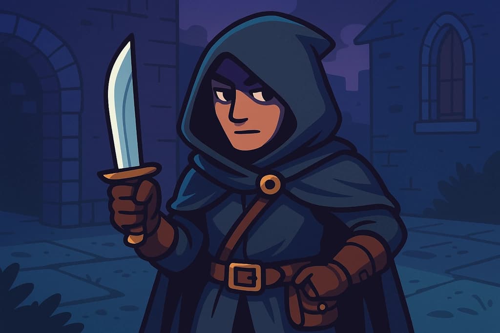 Generate names for cunning thieves and shadowy infiltrators who strike from stealth.