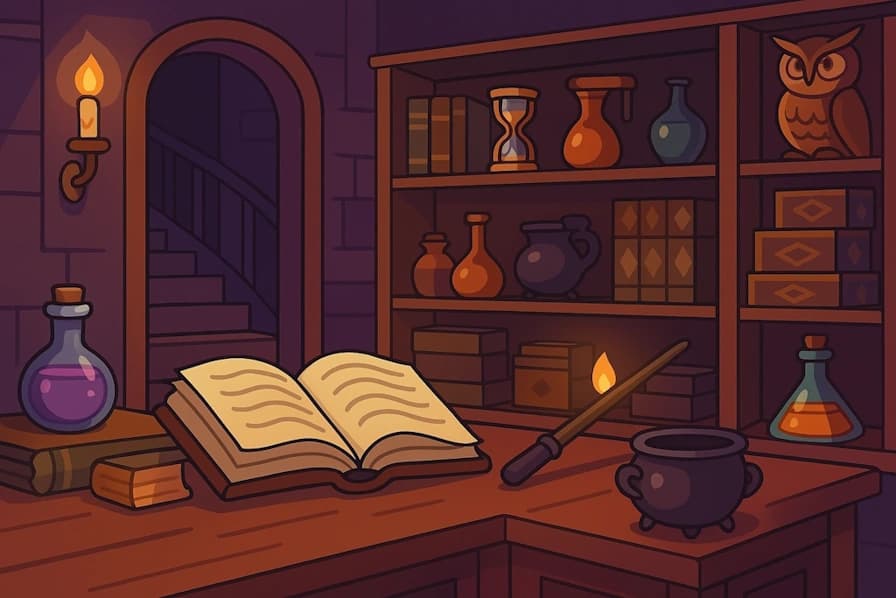 Generate magical wizarding location names for mystical places, magical landmarks, and enchanted destinations.