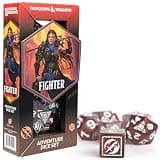 D&D Adventure Dice (Fighter Class: Red)
