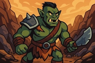 Generate authentic-sounding orc names for your fantasy world, inspired by various fantasy traditions, including elements from popular franchises like Warhammer, Warcraft, and The Elder Scrolls. Names feature harsh consonants and strong syllables reflecting orcish warrior culture.