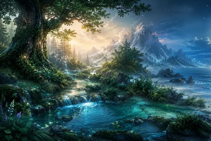 A field guide to nymph names for dryads, naiads, nereids, oreads, forest spirits, water spirits, and other mythic beings tied to the living world.