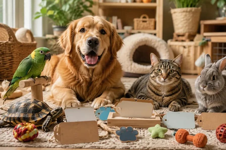 A practical list of pet names grouped by cute, funny, classic, calm, energetic, small-pet, and large-pet styles.