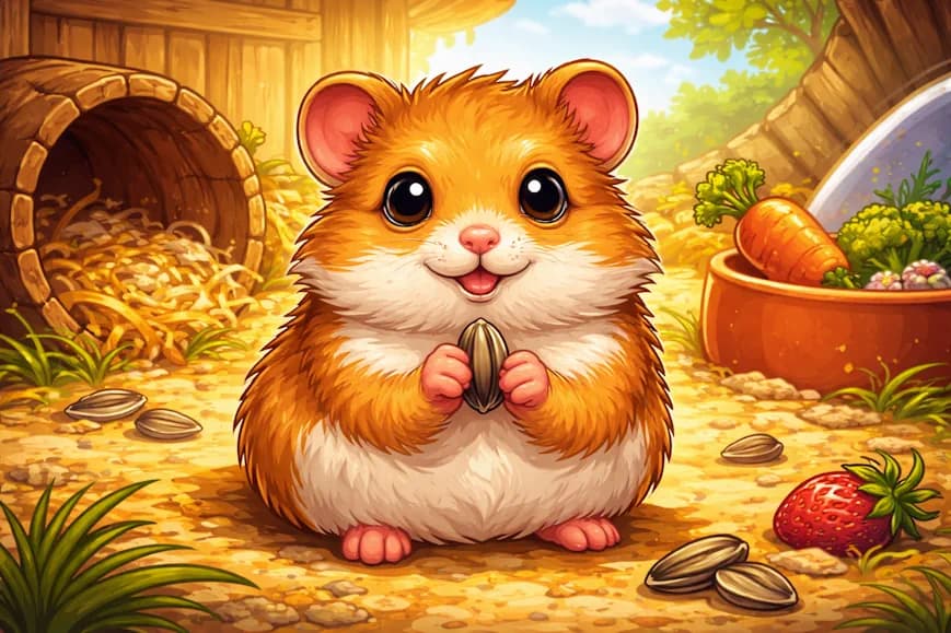 Find hamster names based on breed, personality, coat color, and small pet quirks.