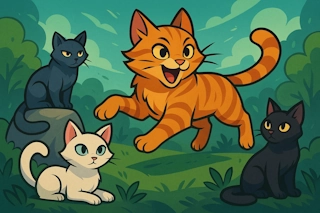 Generate different cat breed names from around the world, including both well-known and rare breeds.