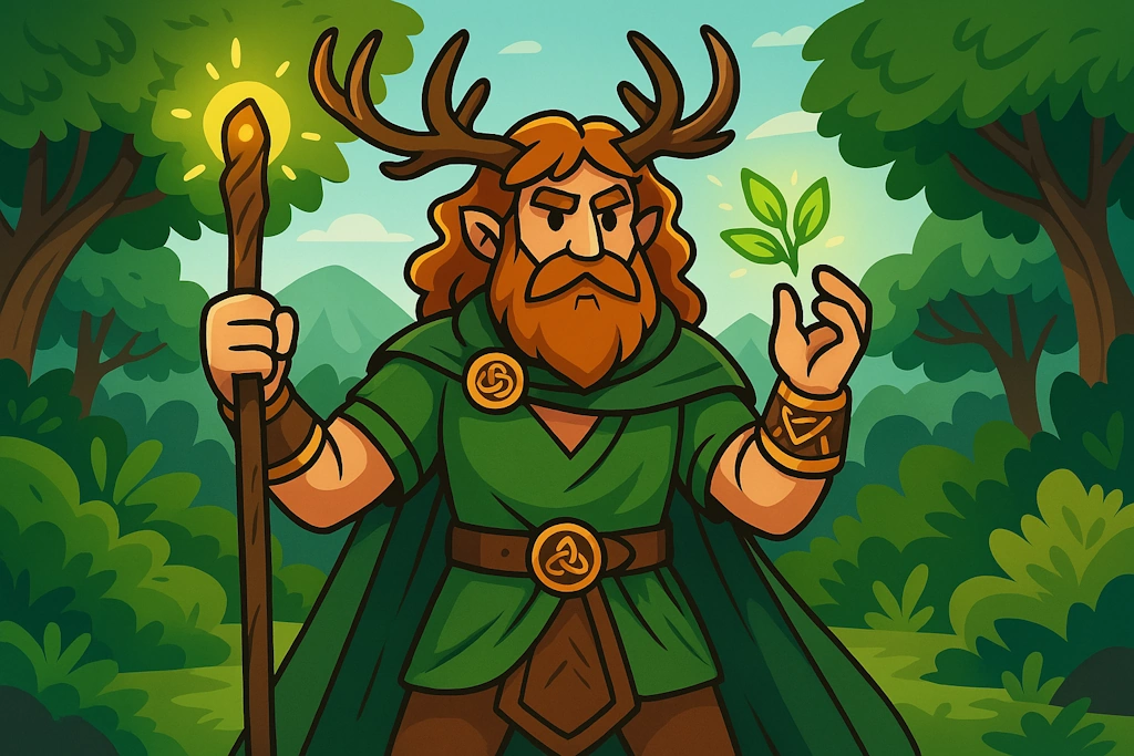 Generate Celtic deity names drawing from ancient Celtic mythology and religious traditions.