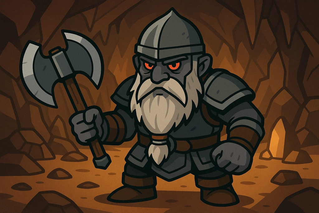 Generate authentic duergar (gray dwarf) names, drawing from their dark underground culture and ancient dwarven heritage.