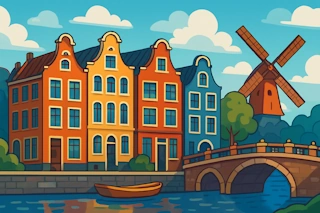 Generate authentic Dutch city names based on historical water management, medieval trade routes, and Low Countries linguistics.