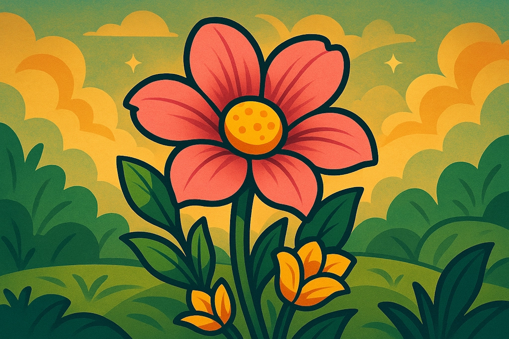 Generate a flower name based on real-world flowering plants, including common garden varieties, wildflowers, and rare species.