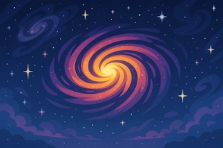 Generate names for galaxies inspired by astronomical naming conventions, mythology, and scientific catalogs. Features both real and fictional galaxy names following established patterns.