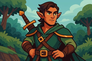 Generate a half-elf name, combining the elegant heritage of elves with human naming traditions.