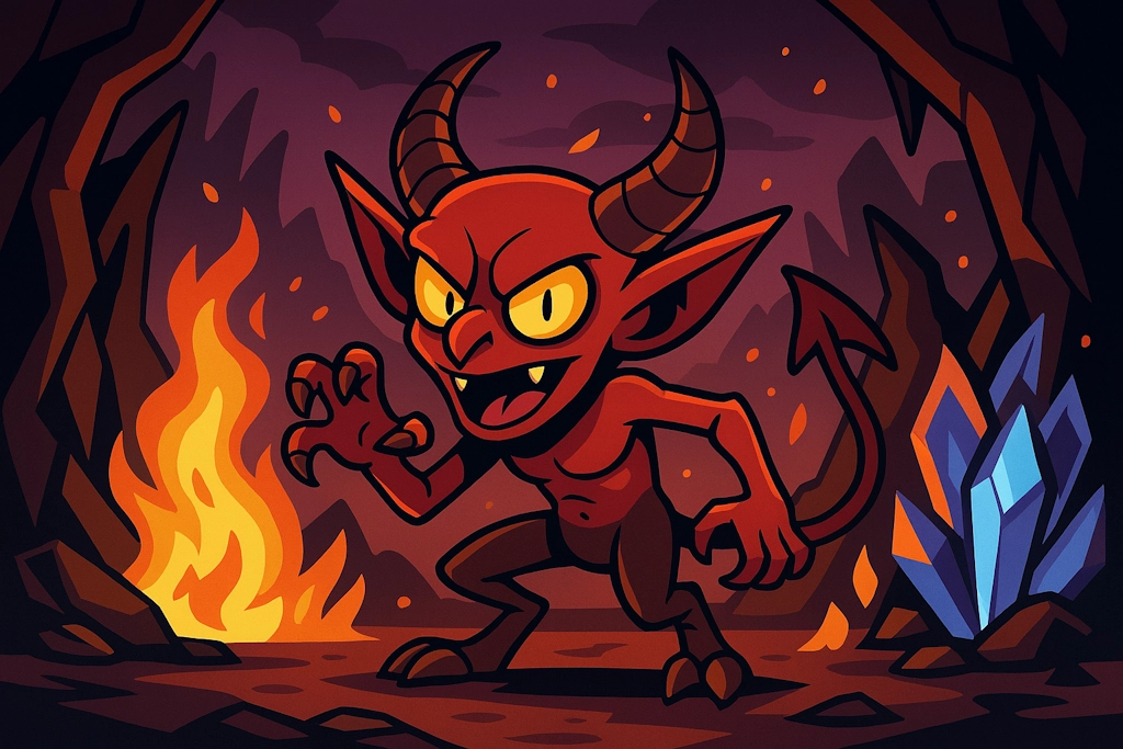 Generate names for mischievous imp characters, combining elements of playful chaos and minor demonic influence.