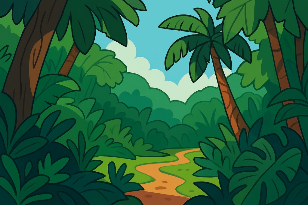 Generate authentic-sounding jungle names following traditional geographical naming conventions used for tropical and subtropical regions.