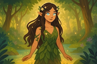 Generate names for nymphs, the divine spirits of nature from Greek mythology who embodied various features of the natural world.