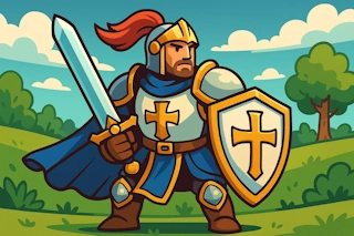 Generate names for holy warriors who combine martial prowess with divine power and sacred oaths.