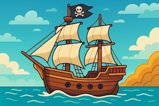 Generate fearsome and legendary pirate ship names that combine maritime elements with swashbuckling flair.
