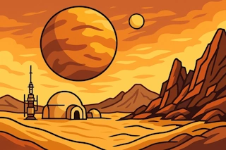 Generate authentic Star Wars planet names, following the naming conventions and styles found throughout the galaxy far, far away. Includes both canonical and expanded universe-inspired planet names.