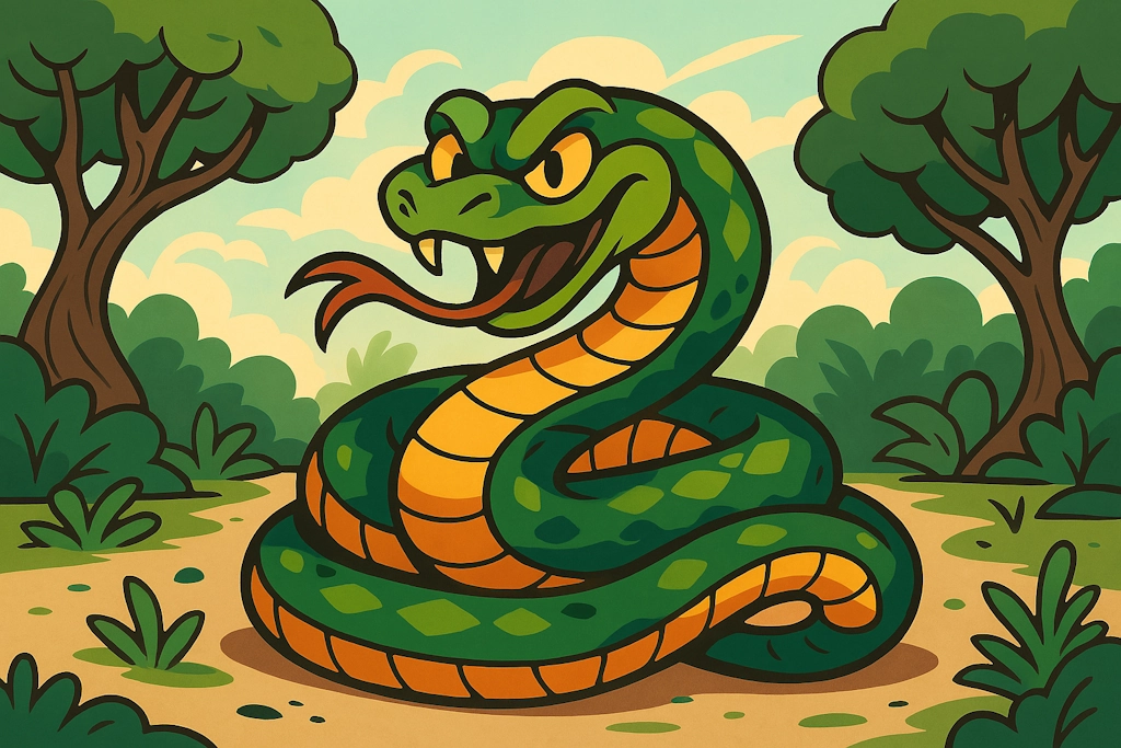 Generate a snake species name, including common and exotic varieties from around the world. Names range from well-known venomous species to rare and elusive serpents.