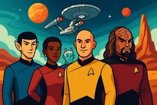 Generate authentic Star Trek character names from Federation, Vulcan, Klingon, Romulan, and other major species in the Star Trek universe.