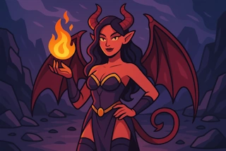 Generate authentic names for succubi, the seductive demons from mythology and folklore.
