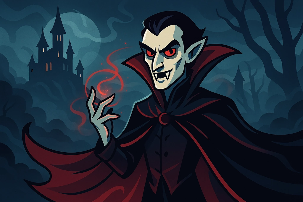 A curated collection of 100+ aristocratic vampire names, drawing from Eastern European nobility, Gothic literature, and centuries of vampire mythology.