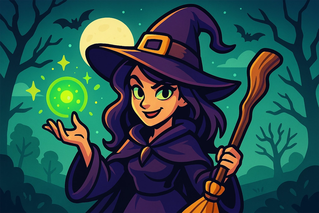 Generate names for witches, the practitioners of natural and ancient magic.